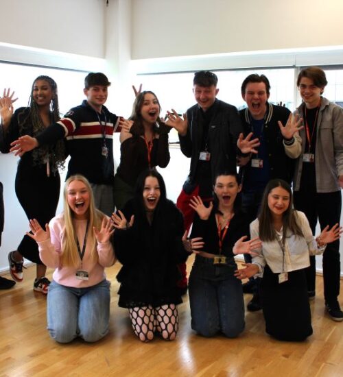 L-R Standing: Leon Meredith-Dykes, Ayah Edries, Oliver Livsey, Keira Parker, Daniall Leese, Henry Hawkins, Lewis McArdle and Scarlett Burgess. Kneeling: Honey Finley, Angelina Duncan, Emily Durber and Molly Childs.